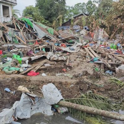 ကျောက်တော်ဗုံးကြဲမှုကြောင့် ပုဂ္ဂလိကကျောင်း ၂ ‌ကျောင်းလုံးဝ ပျက်စီးသွာ