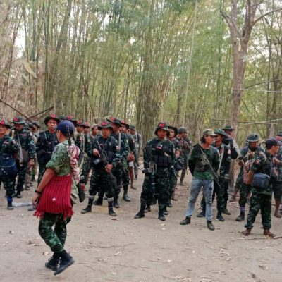 နတ်တလင်းတွင် ဂိတ်စောင့်ပျူများ PDF တိုက်ခိုက်ခြင်းခံရပြီးနောက် ရွာထဲ ဝင်ပြေး