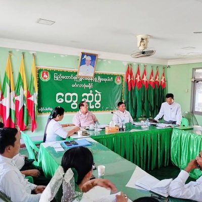 စစ်တပ်ကြီးစိုးရာ မင်္ဂလာဒုံရှိ ပြည်ခိုင်ဖြိုးပါတီရုံးကို မြို့ပြပြောက်ကျားများ မိုင်းခွဲတိုက်ခိုက်