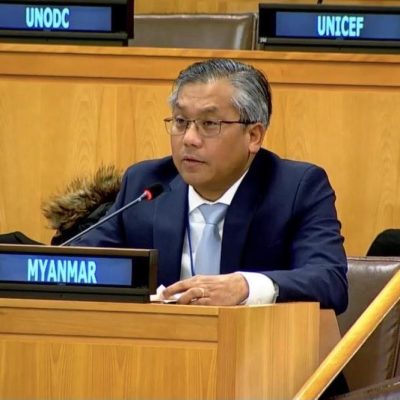 ပြည်သူများငတ်မွတ်ပြီး အညံ့ခံလာအောင် လုပ်နေသည့် စစ်အုပ်စုကို နိုင်ငံတကာ လက်ပိုက်ကြည့်မ နေသင့်ဟုဆို