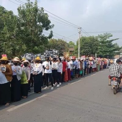 ချောင်းဆုံ ဆန္ဒပြပြည်သူများကို ဓာတ်ပုံရိုက် သတင်းပေးခဲ့သူ ပြည်ခိုင်ဖြိုးအမတ်လောင်းဖြစ်လာ