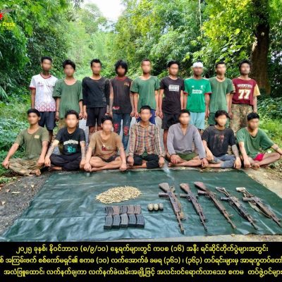 AA ၏ ခုခံစစ်နှင့် တန်ပြန်ထိုးစစ်များကြောင့် အလင်းဝင်နှင့် ဖမ်းဆီးခံရသည့် စစ်ကောင်စီတပ်သား ၇၀ ကျော်ရှိ