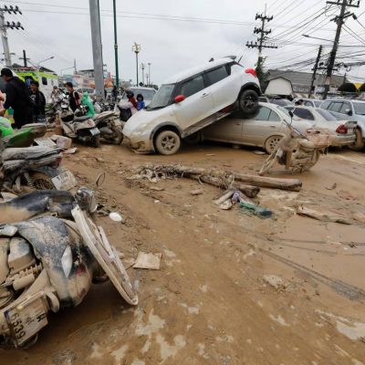 အာရှနိုင်ငံများတွင် လေပြင်းမုန်တိုင်းဒဏ်ကြောင့် သေဆုံးသူ ၈၀၀ ကျော်အထိ ရှိလာ