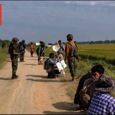 ရွှေဘိုမြို့မရဲစခန်းနှင့် ခလရ ၄၂တပ်ရင်းကို ဒရုန်းဖြင့် ဗုံးကြဲ၊ ရဲ ၃ဦး ပြင်းထန်ဒဏ်ရာရဟုဆို