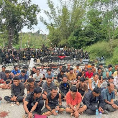 ၁၁လအတွင်း အလင်းဝင်နှင့်စစ်သုံ့ပန်း ဖမ်းဆီးမိမှု ၂၄၀၀ကျော်ရှိ