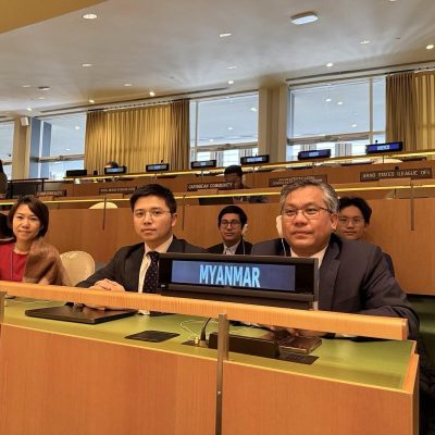 တော်လှန်သံအမတ်ကြီး ဦးကျော်မိုးထွန်း ကုလသမဂ္ဂတွင် ဆက်လက်ကိုယ်စားပြုခွင့်ရ၊ ကုလမျက်နှာစာမှ ဆက်လက်တိုက်ပွဲဝင်သွားမည်ဟုဆို