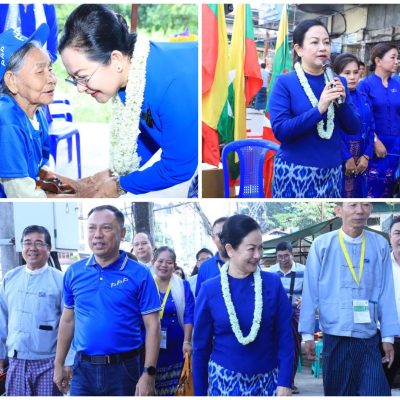 ခွင့်ပြုချက်မရှိဘဲ နိုင်ငံခြားသားများနှင့် တွေ့ဆုံခဲ့ခြင်းကြောင့် ဒေါ်သက်သက်ခိုင်ကို အရေးယူဖမ်းဆီးခြင်းဖြစ်ဟုဆို