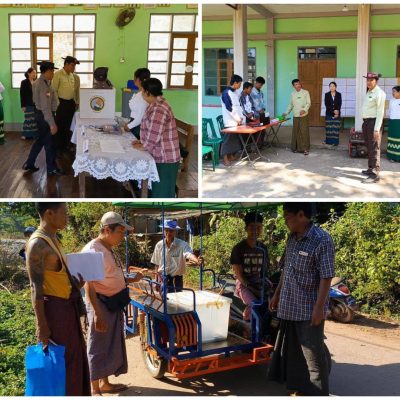 မင်းလှမြို့လယ် မဲရုံအနီး မိုင်းပေါက်ကွဲ၊ ပြည်သူများ မဲပေးမှု နည်းပါးဟုဆို