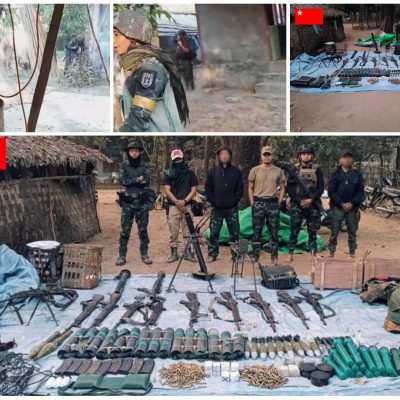 ပဲနွယ်ကုန်းတွင် စစ်ကြောင်းပျက်သည်အထိ စစ်တပ် ချေမှုန်းခံရ၊ ဗိုလ်မှူးတစ်ဦးအပါ ၂၀ ခန့် သေဆုံး၊ လက်နက်ခဲယမ်းများစွာ သိမ်းဆည်းရရှိ