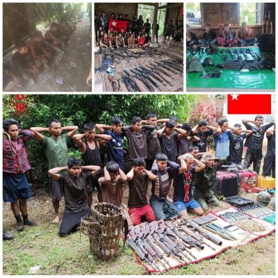 တစ်နှစ်အတွင်း အလင်းဝင်နှင့်စစ်သုံ့ပန်း ဖမ်းဆီးရရှိမှု ၂၅၀၀ ကျော်ရှိဟုဆို