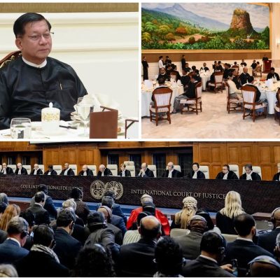ခြင်္သေ့က သားကောင်ကိုလိုက်သလို ဆောင်ရွက်ခဲ့သည့်အတွက် ICJ မှာ အောင်မြင်မှုရရှိခဲ့ဟု မင်းအောင်လှိုင် ကြွားလုံးထုတ်