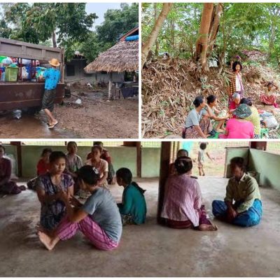 စစ်တပ်လက်နက်ကြီးပစ်ခတ်မှုနှင့် စစ်ကြောင်းထိုးနေမှုကြောင့် သထုံခရိုင်တွင် အရပ်သား တစ်သောင်းနီးပါး ထွက်ပြေးနေရ