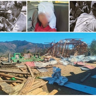 ထန်တလန်ကို စစ်တပ် ဗုံးကြဲ၊ အိမ်ဆောက်နေသည့် အမျိုးသား ၆ ဦး သေဆုံး