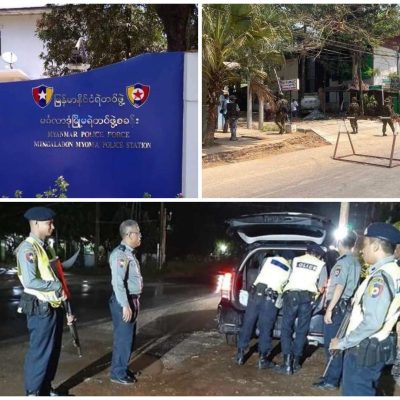 မင်္ဂလာဒုံ ရဲစခန်းရှိ ဂိတ်ကင်းကို မြို့ပြပြောက်ကျားများ တိုက်ခိုက်