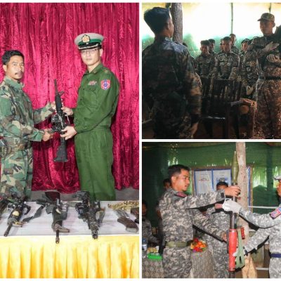 နဂါးနှင့်မိသားစုကိုသာ ရဟတ်ယာဉ်ဖြင့် စစ်တပ် ကယ်ထုတ်၊ ကျန်လက်နက်ချများ ပုလဲမြို့ထဲ၌ သောင်တင်နေဟုဆို
