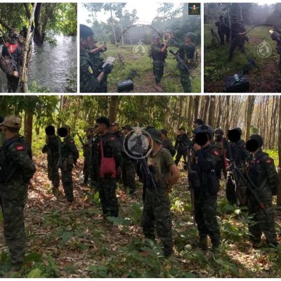 ရေးတွင် အထိနာခဲ့သောစစ်ကြောင်း တောထဲ၌ ကိုယ်ယောင်ဖျောက် မှောင်ရိပ်ခိုနေ