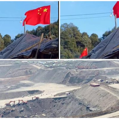 တော်လှန်ရေး ငွေဝင်ပေါက်များကို စစ်ကော်မရှင် ပိုမိုဗုံးကြဲရန် ပြင်ဆင်၊ တရုတ်လုပ်ကွက်များ၌ တရုတ်အလံများ လွှင့်၍ ရှောင်ကွင်းခိုင်းထား