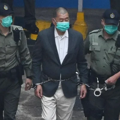 တရုတ်နိုင်ငံတော်လုံခြုံရေးအမှုဖြင့် ဗြိတိန်နိုင်ငံသား ဟောင်ကောင်မီဒီယာလုပ်ငန်းရှင် ဂျင်မီလိုင်ကို ထောင်ဒဏ် နှစ် ၂၀ ချမှတ်