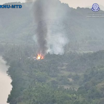 မောတောင် ပြန်သိမ်းရေးစီမံချက် အခြေမလှသဖြင့် ပြည်သူ့နေအိမ်များကို စစ်တပ် မီးရှို့နေ