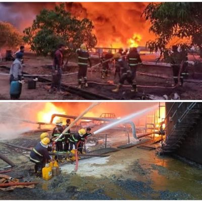မန်းသံပုရာကန်ရေနံချက်စက်ရုံ ရှော့တိုက်ဒုံးဖြင့် ပစ်ခတ်ခံရဟုဆို