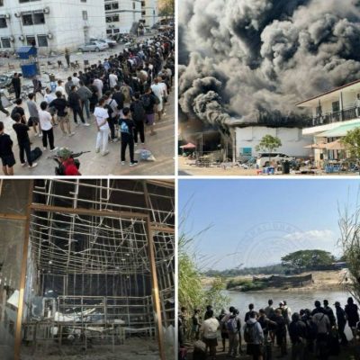 ဘုရားသုံးဆူတွင် တရုတ်က ကျားဖြန့် အဆောက်အအုံသစ်များကို တိုးချဲ့ဆောက်လုပ်၊ အဆောက်အအုံတစ်လုံးလျှင် ဘတ် ၁ သိန်းနှုန်းဖြင့် စစ်ကော်မရှင်ကို ပေးသွင်းနေရဟုဆို