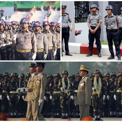 စစ်ကော်မရှင်က လုပ်သက်ရင့် စစ်သားနှင့် ရဲများအား အပိုထောက်ပံ့ကြေးပေးရန် ကြေညာ