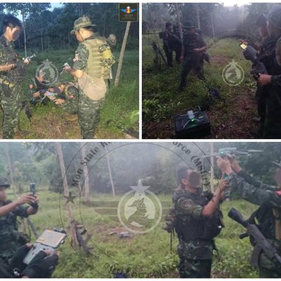 သံဖြူဇရပ် ၊ ထင်းရှူးရဲစခန်းကို မွန်-တနင်္သာရီ ညီနောင်ဒရုန်းတပ်ပေါင်းစု ဗုံးကြဲ