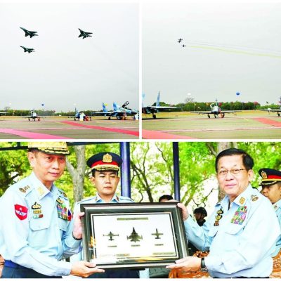 စစ်ပွဲနိုင်ရေး လေကြောင်းအင်အား အဓိကဟု မင်းအောင်လှိုင်ပြောကာ ရုရှားနှင့် တရုတ်ထုတ် လေယာဉ်သစ်များဖြင့် စစ်ရာဇဝတ်မှုများကို အရှိန်မြှင့်ရန် ကြိုးပမ်း