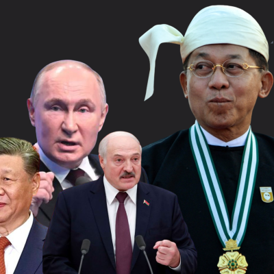 ပြည်သူ ၈၀၀၀ ခန့် သတ်ခဲ့သည့် မင်းအောင်လှိုင် သမ္မတဖြစ်ခြင်းအပေါ် ကမ္ဘာ့အာဏာရှင် ၃ဦး ဝမ်းမြောက်