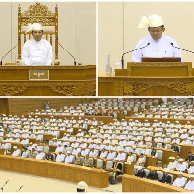 အမည်ခံ သမ္မတ မင်းအောင်လှိုင် ပထမဆုံးမိန့်ခွန်း NLD အစိုးကိုပုတ်ခတ်ခဲ့ပြီး ၎င်းအာဏာရယူမှု ဂုဏ်သိက္ခာရှိခဲ့ဟုပြော