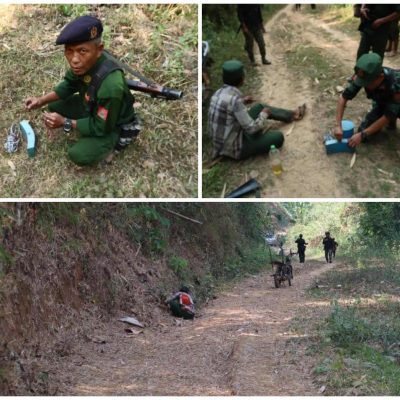 သံတောင်ကြီးတွင် အရပ်သားများသွားရာလမ်း၌ မိုင်းထောင်ထားမှု KNPC အချိန်မီ ရှင်းလင်းနိုင်ခဲ့