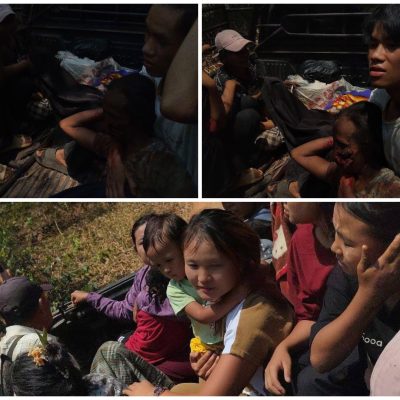 သံတောင်ကြီးတွင် စစ်ကော်မရှင်၏ လေကြောင်းဗုံးကြဲနှင့် လက်နက်ကြီးပစ်ခတ်မှုကြောင့် ကျေးရွာများ မီးလောင်ကာ အရပ်သားများ ထိခိုက်သေဆုံး