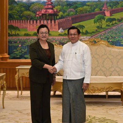 မင်းအောင်လှိုင်ကြောင့် မြန်မာနိုင်ငံတိုးတက်လာမည်ဟု တရုတ်သံအမတ် ပြောကြား