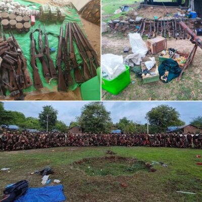တမာမြေစစ်ဆင်ရေး အောင်ပွဲခံပြီးနောက် မြိုင် စက်မှု ၂ တွင် စစ်အင်အားဖြည့်