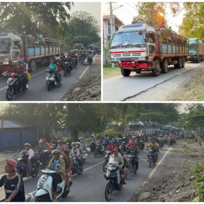 ဖလမ်းမြို့သို့ ဒေသခံ ရာနှင့်ချီ ပြန်ဝင်