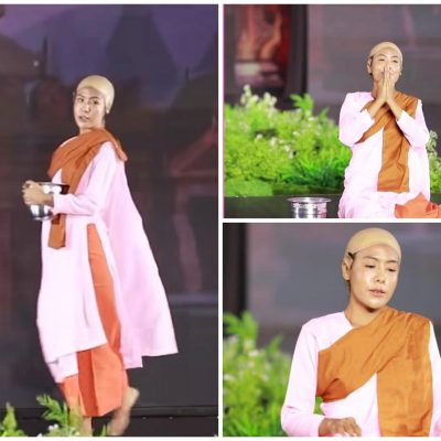 သီလရှင် ပုံစံ ယှဉ်ပြိုင်ခဲ့သည့် အလှမယ် Miss Grand Myanmar ပြိုင်ပွဲမှ ထုတ်ပယ်ခံရ