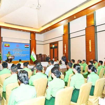 တစ်နိုင်ငံလုံး မငြိမ်းချမ်းအောင် ပြုလုပ်နေသည့် စစ်တပ်က ကုလသမဂ္ဂငြိမ်းချမ်းရေးထိန်းသိမ်းမှုသင်တန်းပြုလုပ်