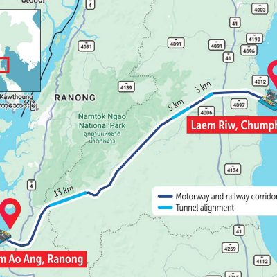 ထိုင်းနိုင်ငံ၏ Land Bridge စီမံကိန်း အခက်အခဲများနှင့် ကြုံတွေ့နေ