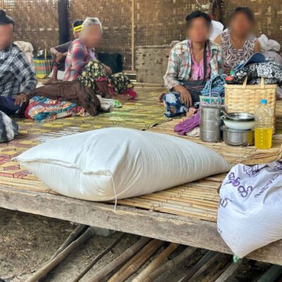 မြစ်ခြေ စစ်ရှောင် ၂သောင်းဝန်းကျင် အခြေခံရိက္ခာ လိုအပ်ချက်များနှင့် ရင်ဆိုင်နေရ