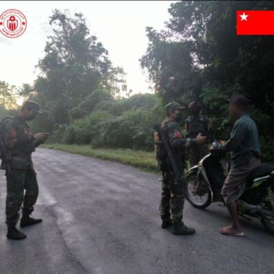 သရက် – မင်းတုန်းလမ်းတွင် စစ်သား အင်အား ၁၀၀၀ကျော်ဖြင့် စစ်ကြောင်းထိုးရန်ပြင်ဆင်နေ