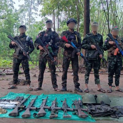 မုန်း စစ်တပ်စခန်းချ နေရာ၂ခုကို KNLA ချေမှုန်း၊ စစ်သား၆ဦးထက်မနည်းသေ၊ သေနတ်၁၁ လက် ရရှိ