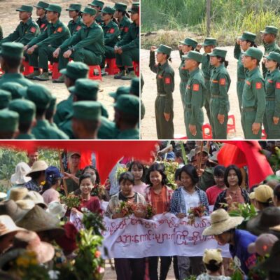 NUG မြင်းခြံခရိုင်ကွပ်ကဲရေးအဖွဲ့က PLA ရဲဘော်မိသားစုဝင်များကို‌ သေနတ်ဖြင့် ခြိမ်းခြောက်ပြီး၊ ခရိုင်အတွင်းမှ ဆုတ်ခွာရန် ဖိအားပေး
