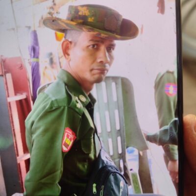 ဖမ်းဆီးမိသော ဆေးဗိုလ်ကြီးကို မကွေးတိုင်းစစ်ဌာနသို့ လွှဲအပ်