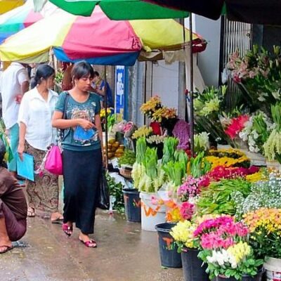 ရန်ကုန်တွင် ဘုရားပန်းများ ရောင်းကောင်း ၊ ဒေါ်အောင်ဆန်းစုကြည်ကို ရည်စူးကာ ဘုရားပန်းကပ် ဆုတောင်းကြဟုဆို