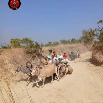 မြိုင် စက်မှု၂ မှ လူသတ်မီးရှို့စစ်ကြောင်း ထွက်လာ၊ တော်လှန်ရေးတပ်များ စောင့်ကြည့်နေ