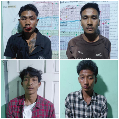 အွန်လိုင်းပေါ် လူပြောများခဲ့သည့် မန္တလေးက ဆိုင်ကယ်လုယက်မှုကျူးလွန်သူ တရားခံ ၄ ဦးကို ဖမ်းမိ
