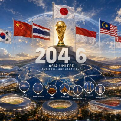 ၂၀၄၆ ကမ္ဘာ့ဖလားပွဲကို အာရှ ၇ နိုင်ငံ ပူးပေါင်းလက်ခံကျင်းပရန် ဂျပန်ဦးဆောင်၍ ပြင်ဆင်နေ