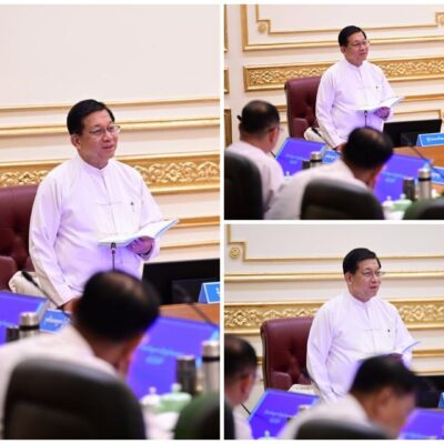 ကုန်သည်များကို မတရားဖမ်းဆီးနေပြီး စီးပွားရေးတိုးတက်ရန် ပုဂ္ဂလိကကဏ္ဍနှင့် ပူးပေါင်းရမည်ဟု မင်းအောင်လှိုင် ပြော
