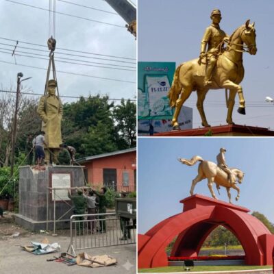 ဗိုလ်ချုပ်အောင်ဆန်းကြေးရုပ် ဖျက်ဆီးသူများကို အရေးယူနိုင်ရေး ဆောင်ရွက်သွားမည်ဟု NLD ထုတ်ပြန်