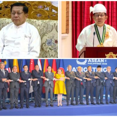 မင်းအောင်လှိုင်က ၎င်း၏သားရဲ့ စီမံကိန်းနေရာက ပြည်သူတွေကို ကျူးကျော် ခေါင်းစဉ်ဖြင့် ဖယ်ရှားရန် ညွှန်ကြားလာ
